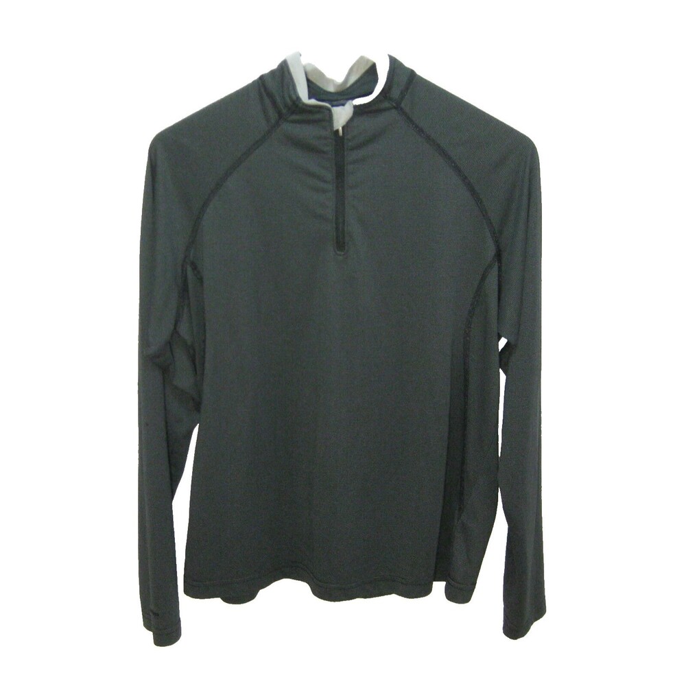 COLUMBIA Titanium Women's (Large) Black 1/4 Zip Athletic Long Sleeve Shirt Top